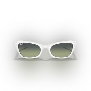 Ray-Ban RB2299 Lady Burbank 52 Green Vintage & White Rim